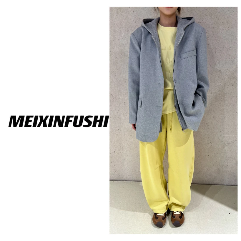 【Mei Xin】连帽西装外套/2190/D8