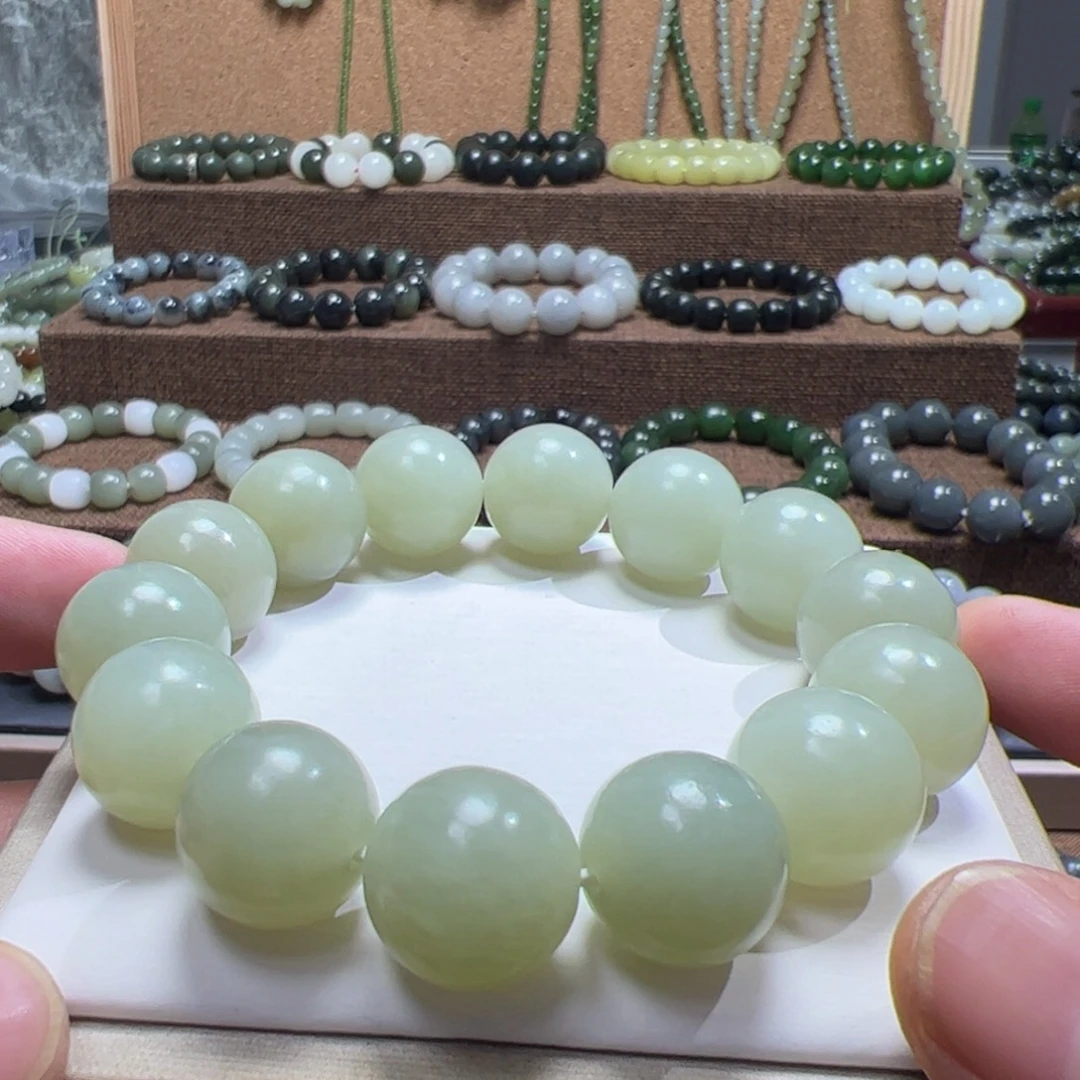 和田玉（糖玉）未镶嵌手链