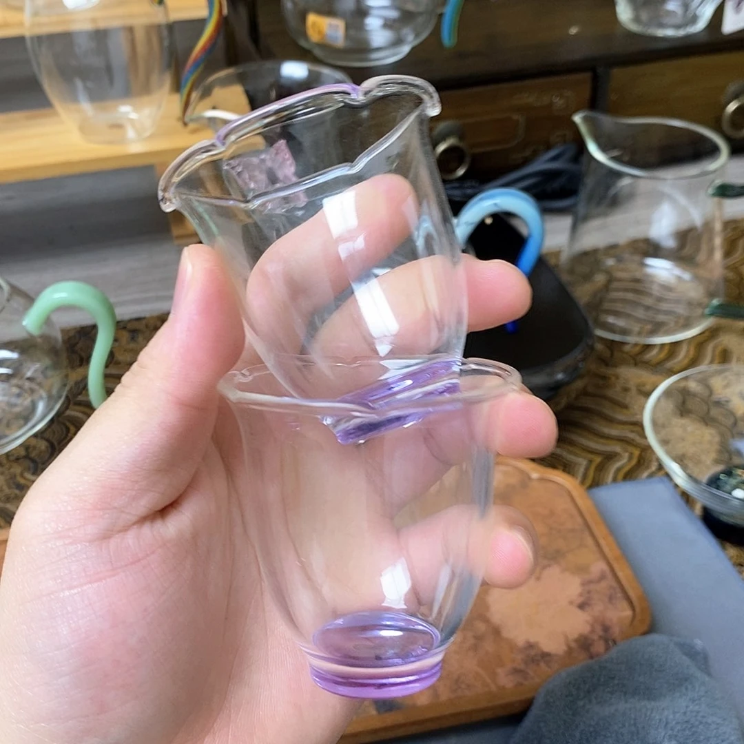 孤品禾器卿妍杯浅紫色