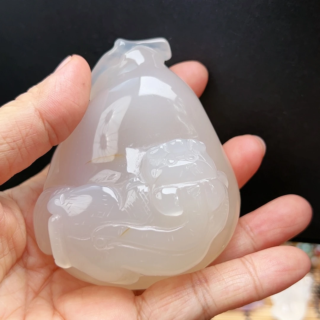 未镶嵌玛瑙/玉髓珠宝半成品