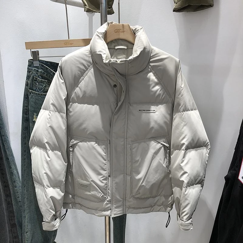 8807【雪国列车】冬季户外立领潮流休闲百搭宽松加厚抗寒外套
