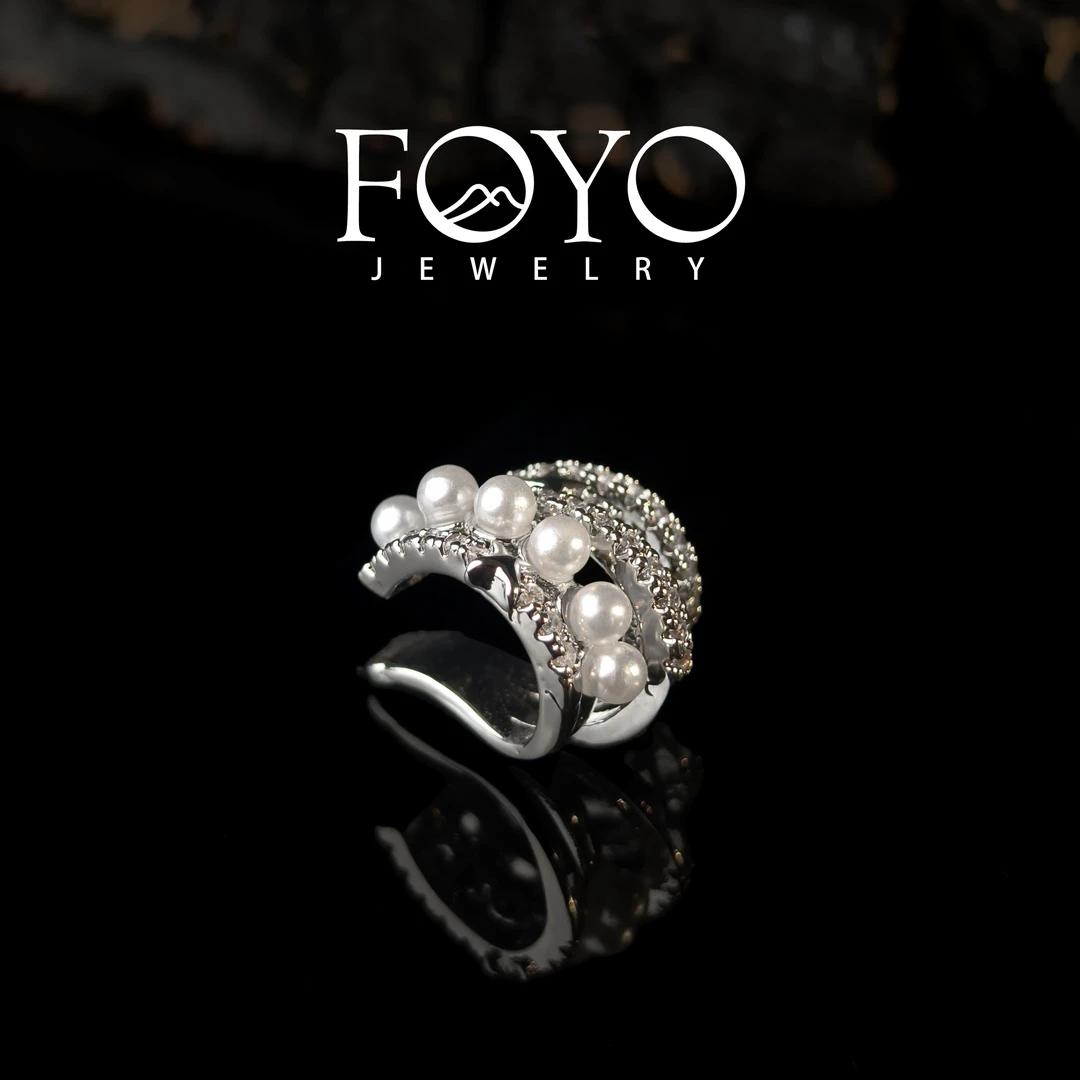 5035 满镶珠珠耳骨夹