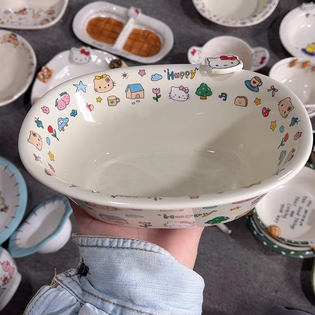 凯蒂猫陶瓷餐具系列浴缸碗