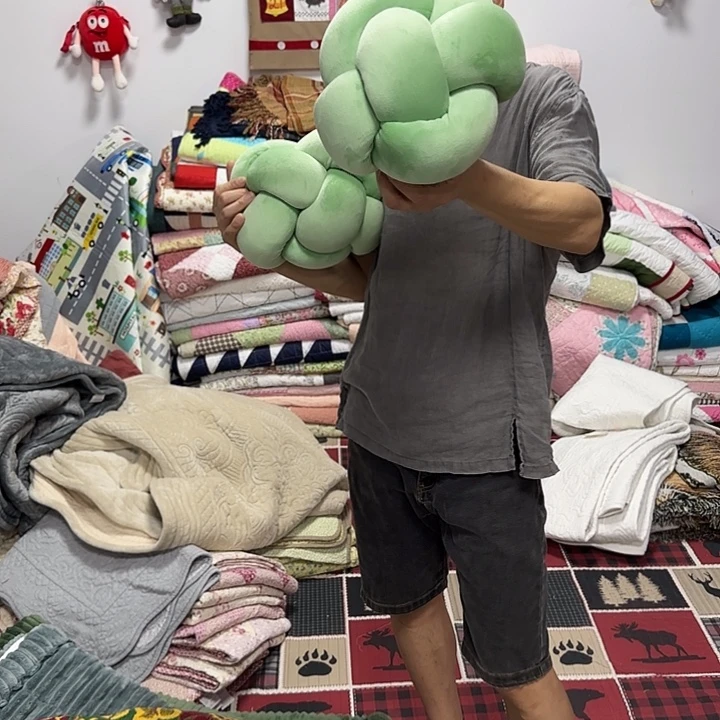 快***牛棉花发货一对绿色线团子