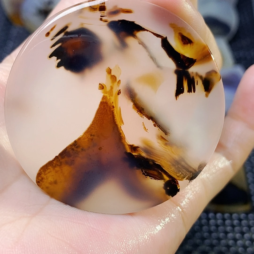 未镶嵌玛瑙/玉髓珠宝半成品