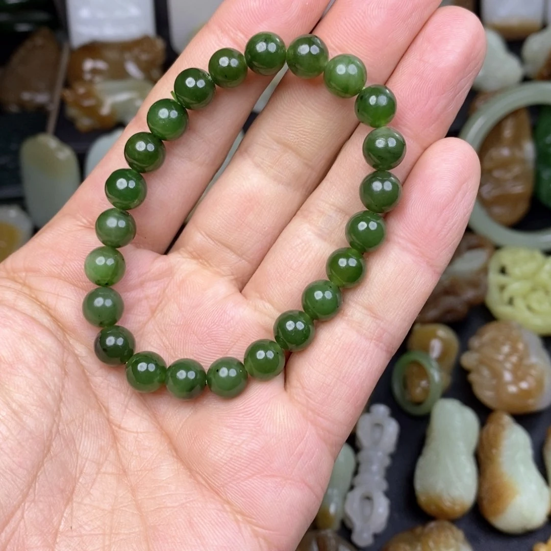 和田玉手串未镶嵌