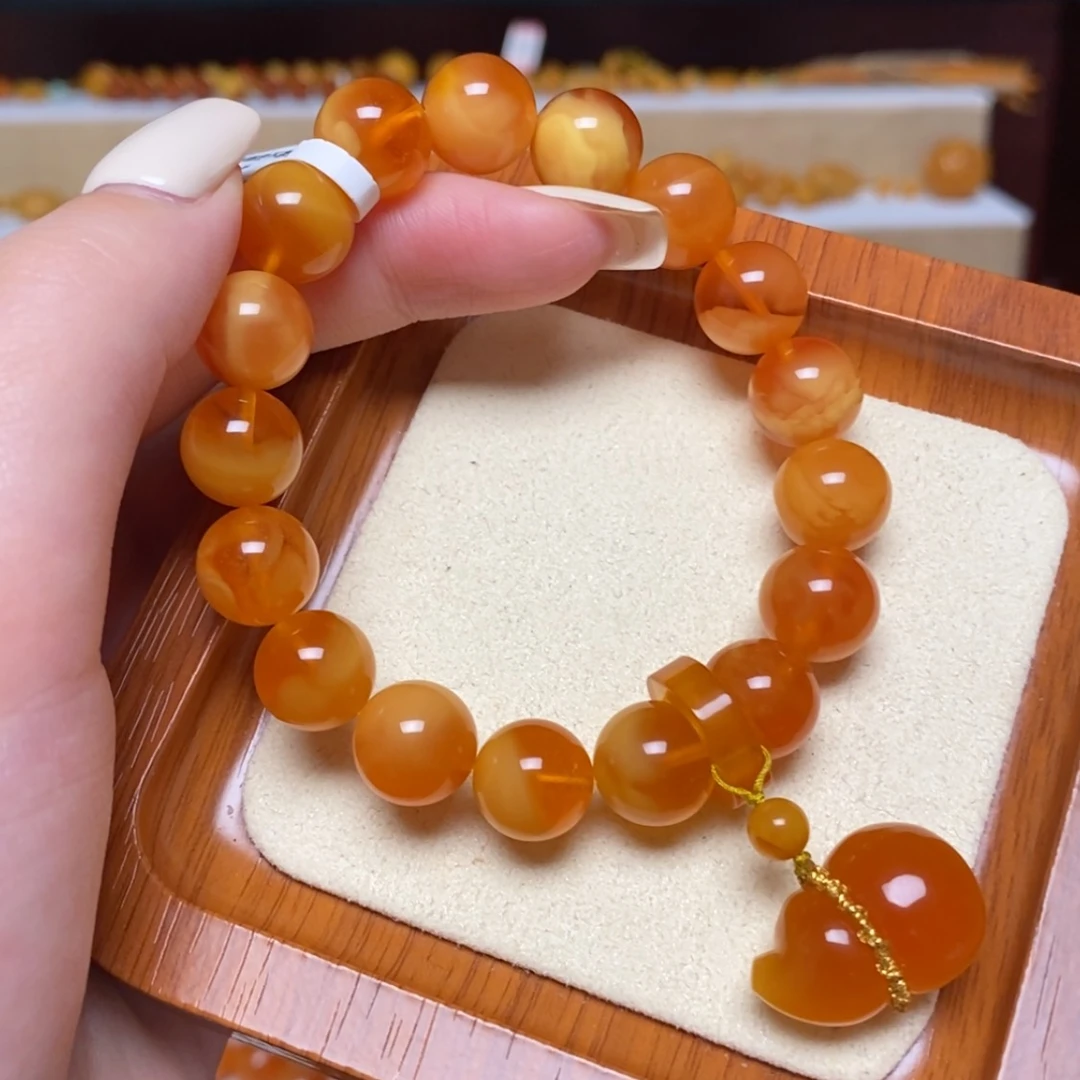 【闪购商品】未镶嵌蜜蜡手链手串
