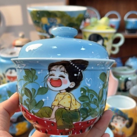 炉景德镇釉下手绘陶瓷