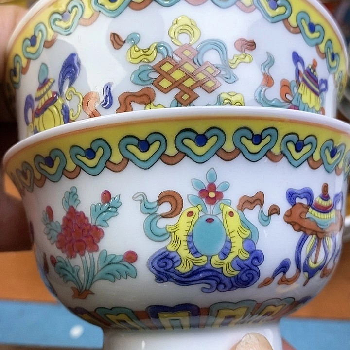 景德镇陶瓷藏式茶碗