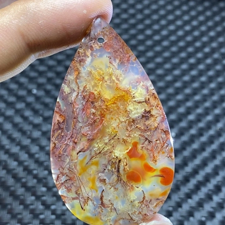 玛瑙/玉髓颈饰未镶嵌绿***湾