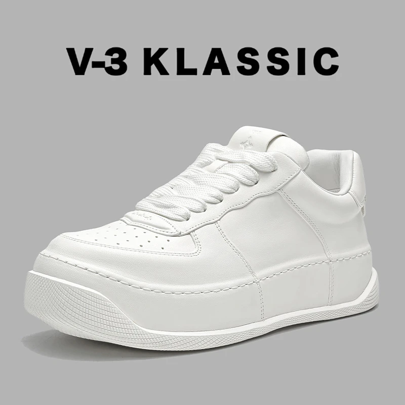 V-3KLASSIC 百搭时尚包底鞋透气新款青春潮流休闲板鞋增高板鞋