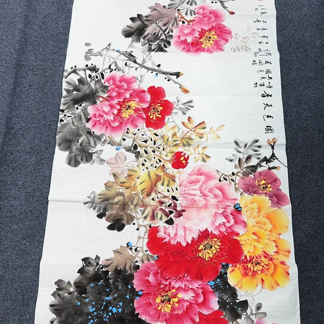 国画纯手绘国画大放漏！