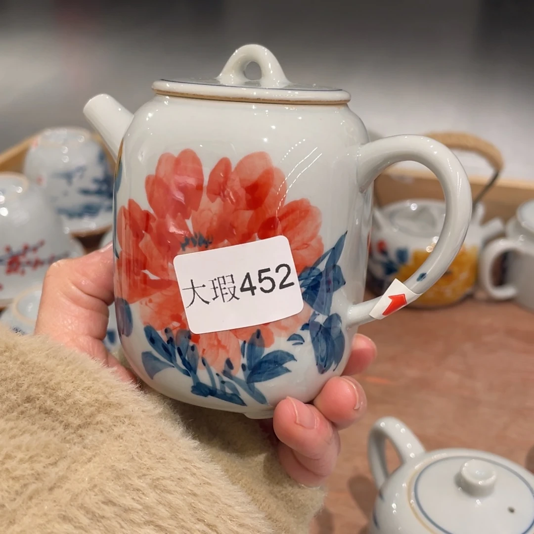 有瑕釉下彩纯手绘