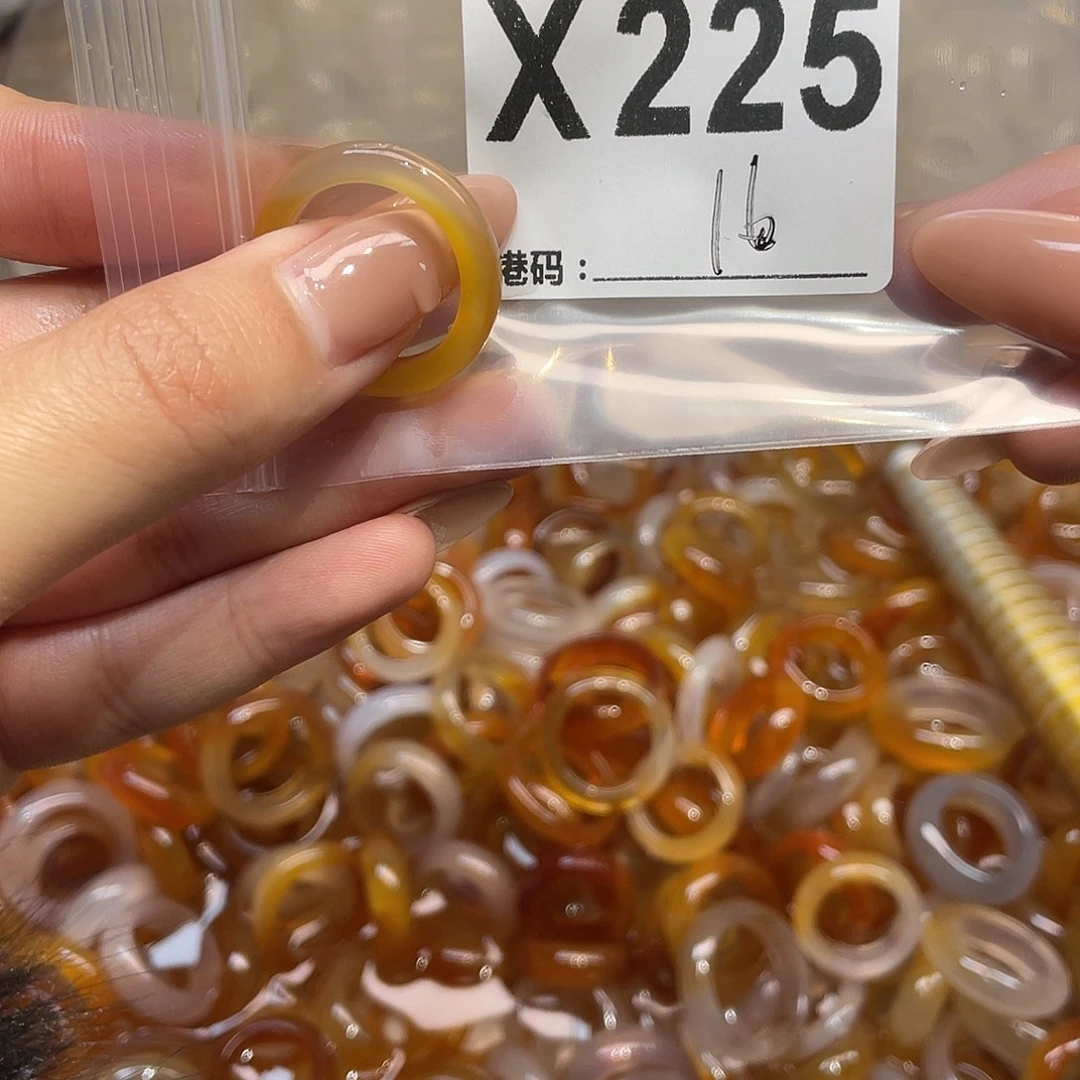 玛瑙/玉髓未镶嵌戒指225