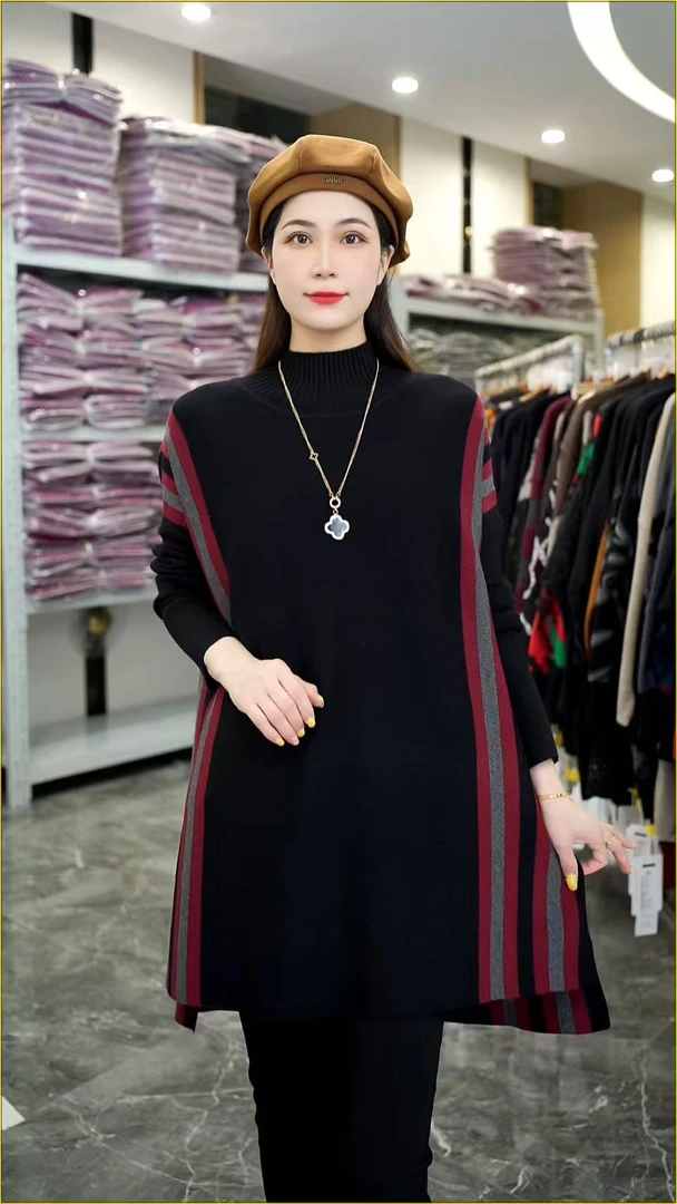 加厚保暖【旧梦】秋冬必备时尚大气上档次高档毛衣上衣-6247#