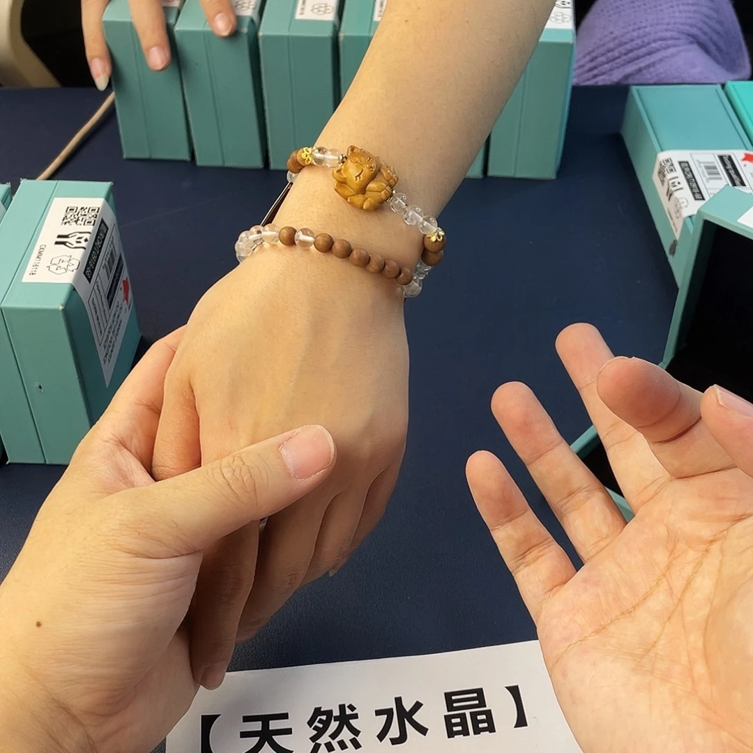 手链银S925镶嵌水晶