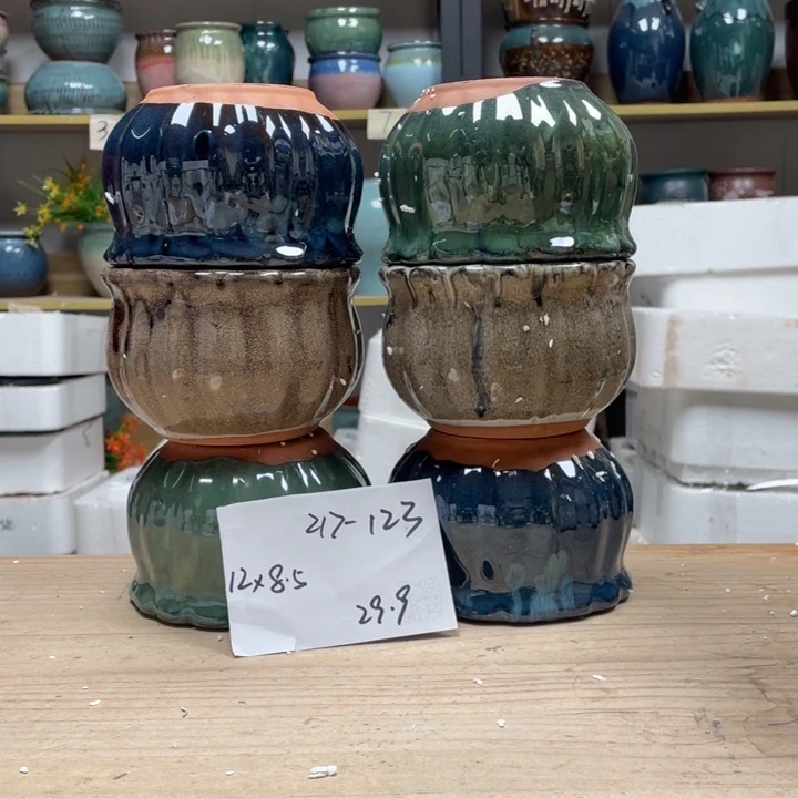 紫砂花盆多肉花盆微瑕123