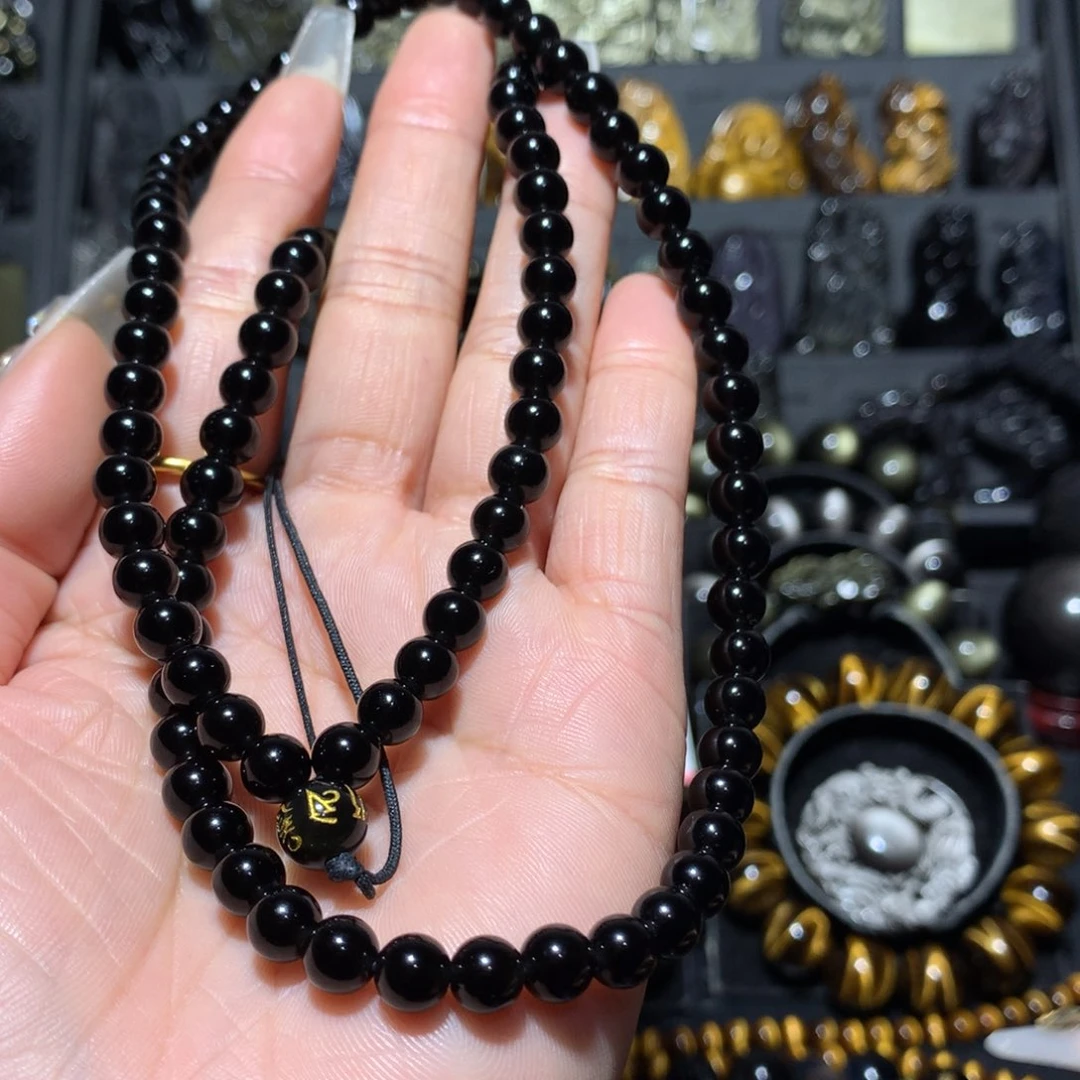 未镶嵌黑曜岩颈饰阿*