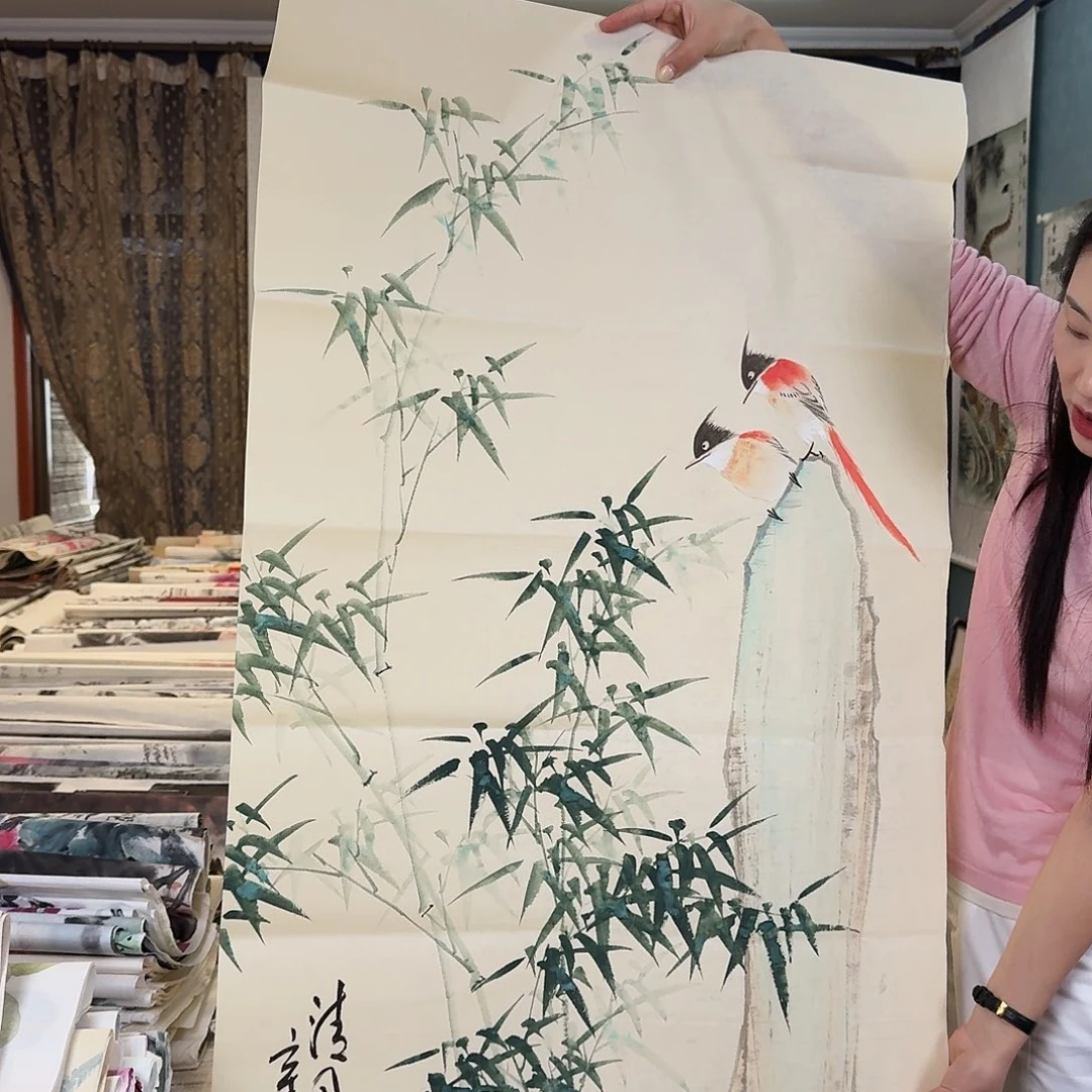 纯手绘国画作品作品