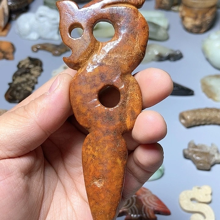 和田玉未镶嵌颈饰53