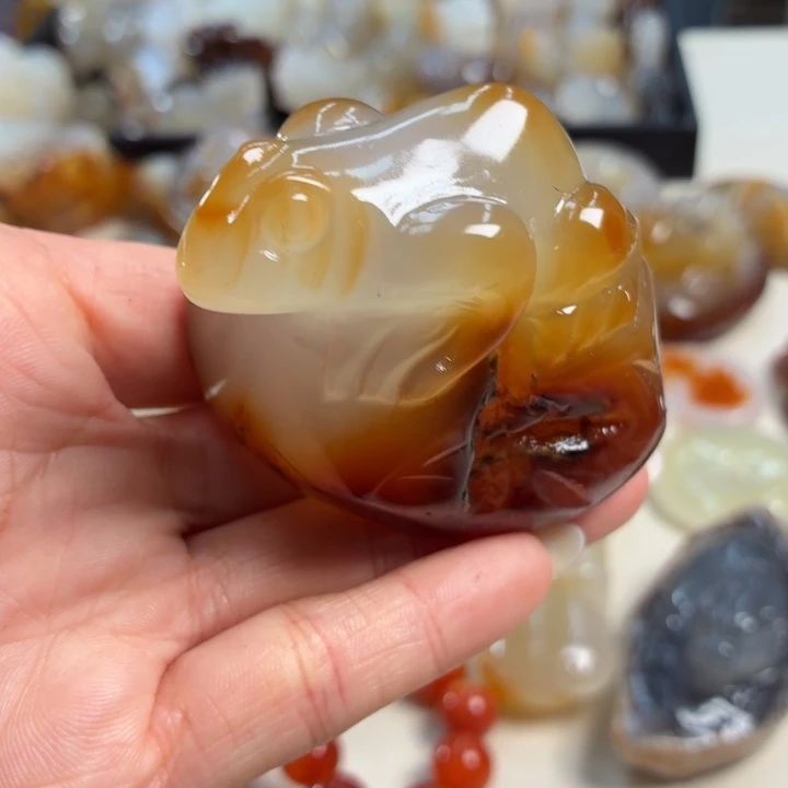 玛瑙/玉髓未镶嵌吊坠(不含链)