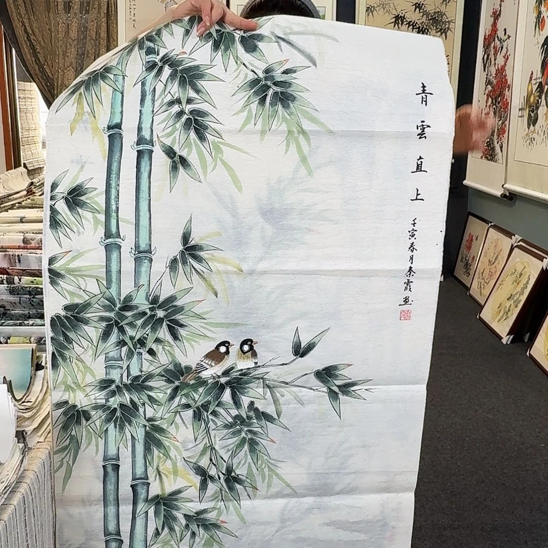 纯手绘国画作品好看