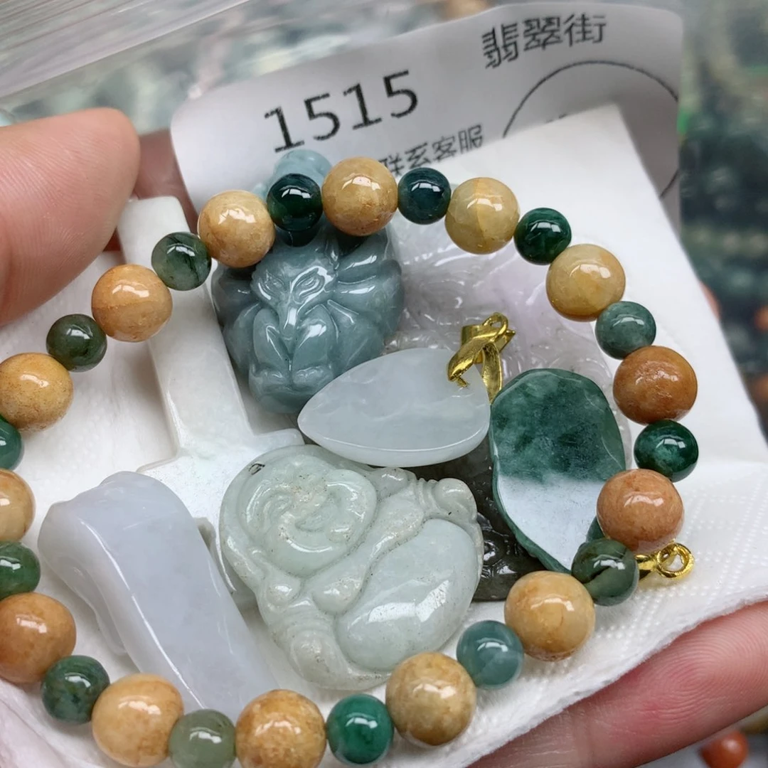 颈饰未镶嵌翡翠翡翠