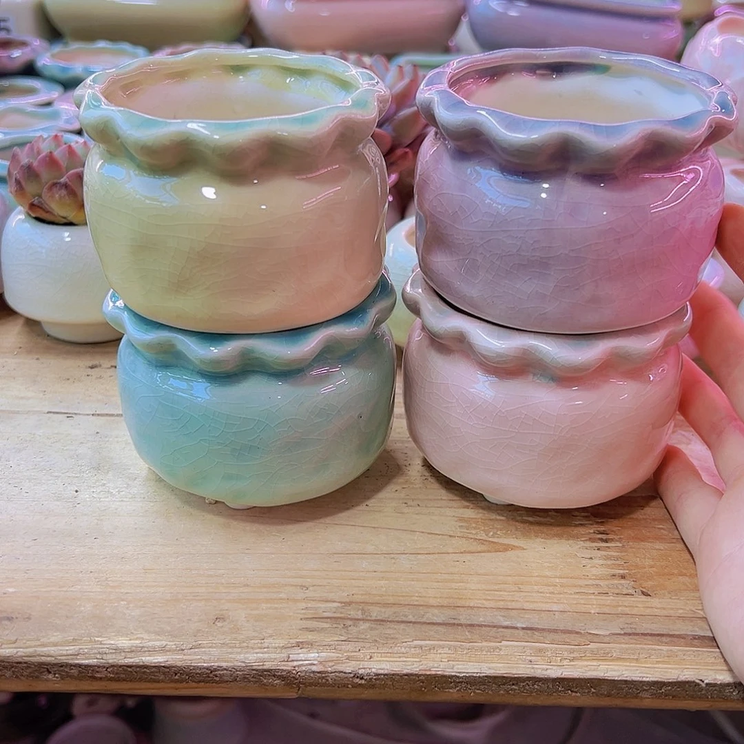 陶瓷花盆当场凑满12包邮