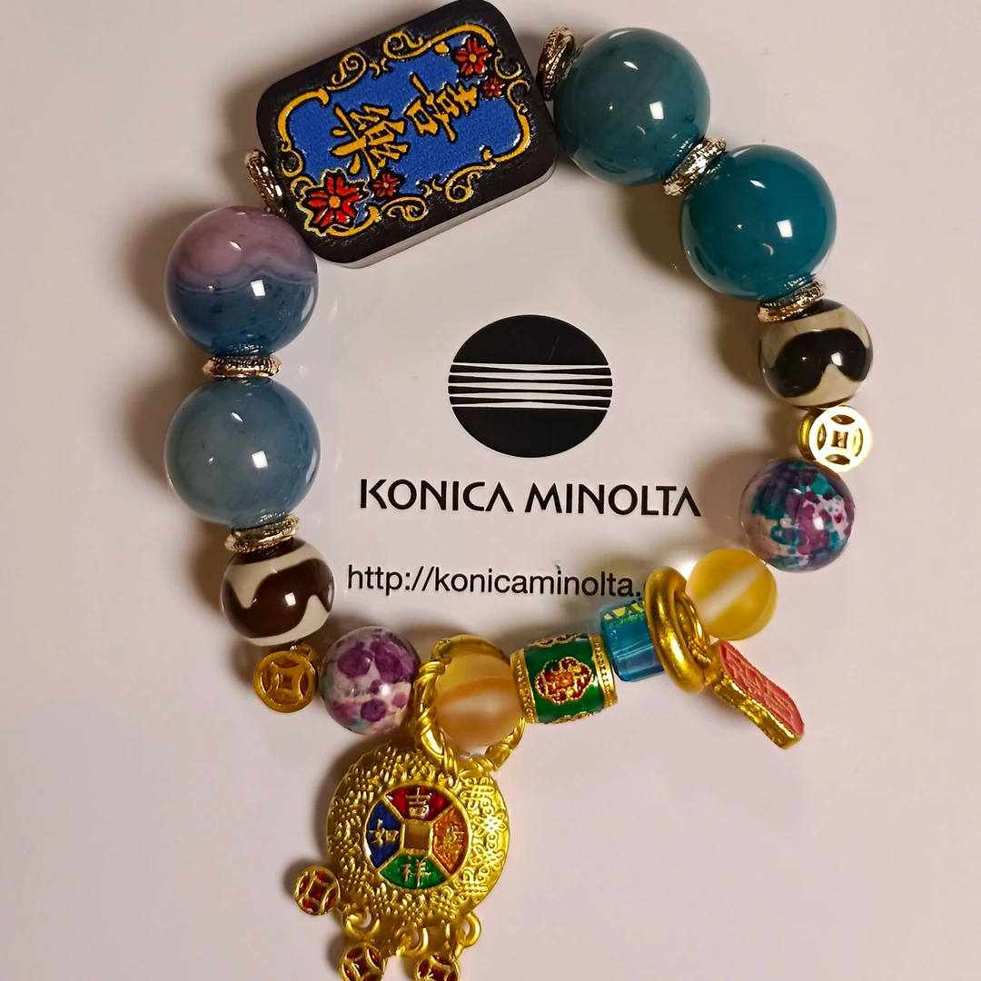 琉璃手链 手链水晶手串时尚百搭民族国风文玩多宝饰品创意礼品