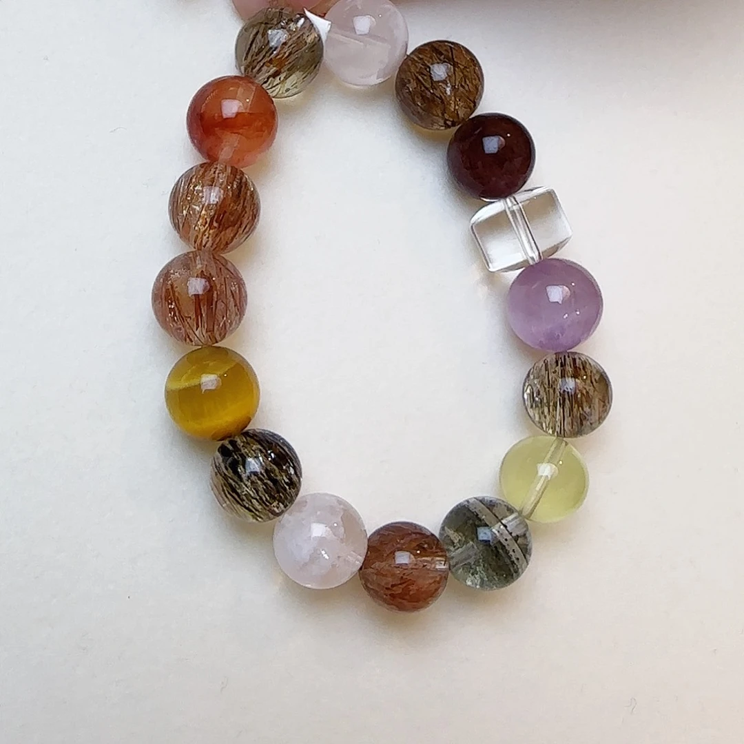 水晶手链未镶嵌语*大气上档次