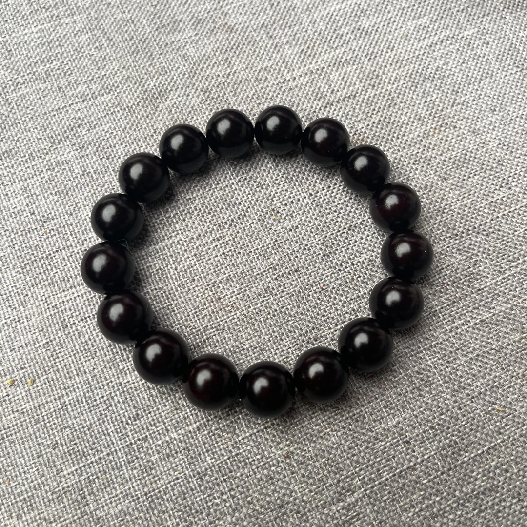 小叶紫檀圆珠1.2单圈手串(多样性发货）