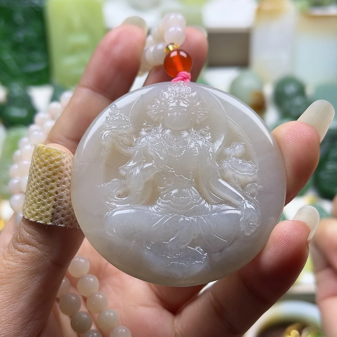 和田玉吊坠福利未镶嵌木*