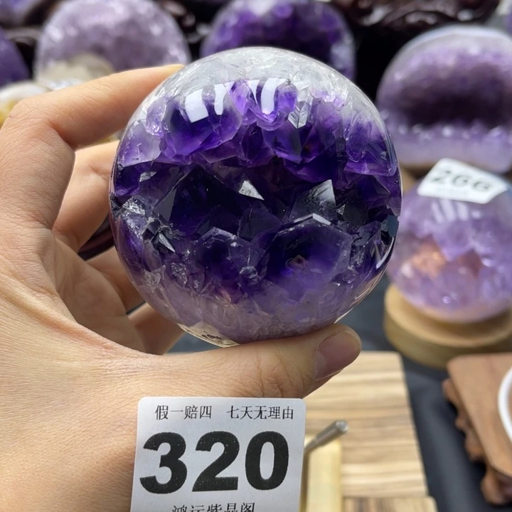 大型摆件（非配饰）紫晶未镶嵌