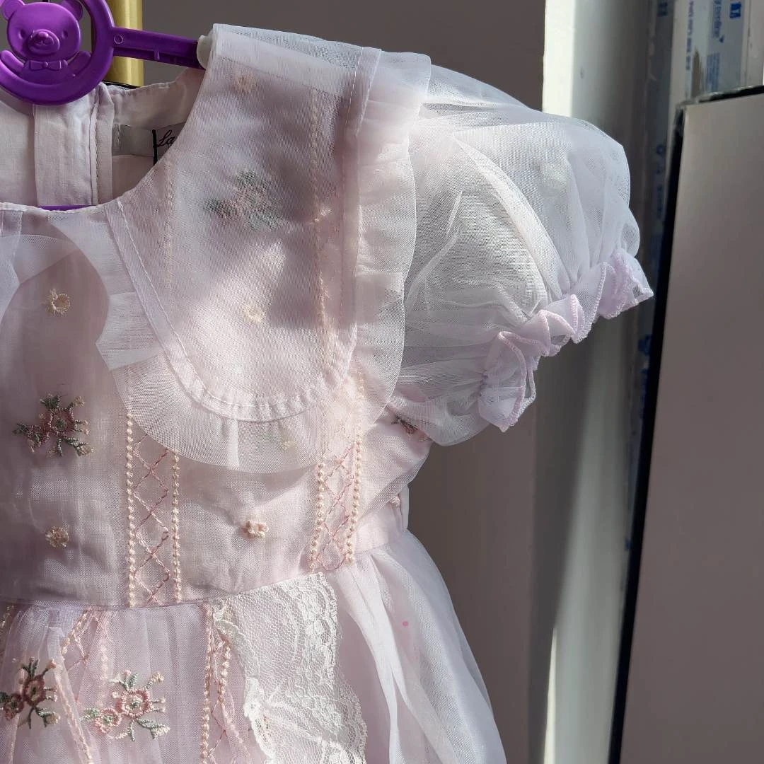 XH 大庆仓 【其】W222221066 多色女童洋气夏款连衣裙（库V28）