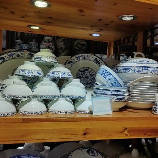 木***堂手工制作手工绘画58件送2个面碗