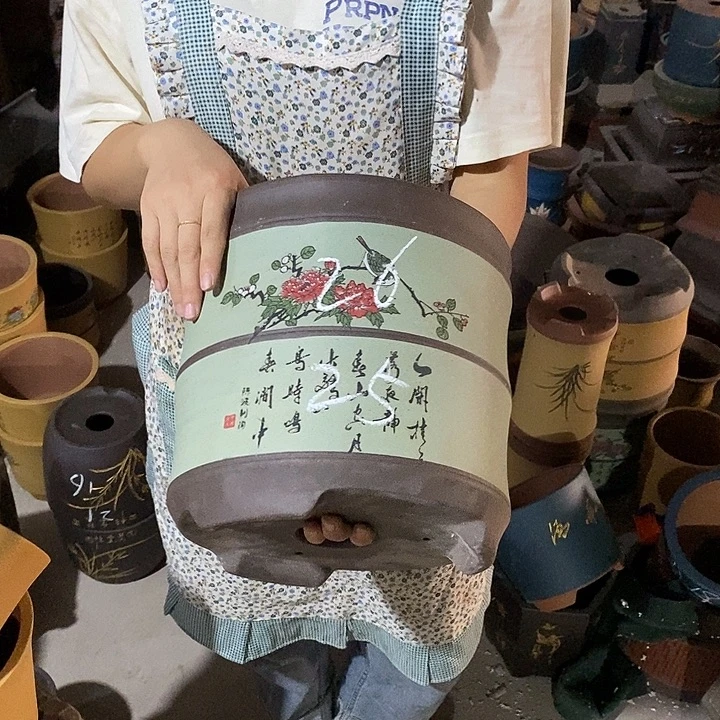 紫砂花盆紫砂花盆