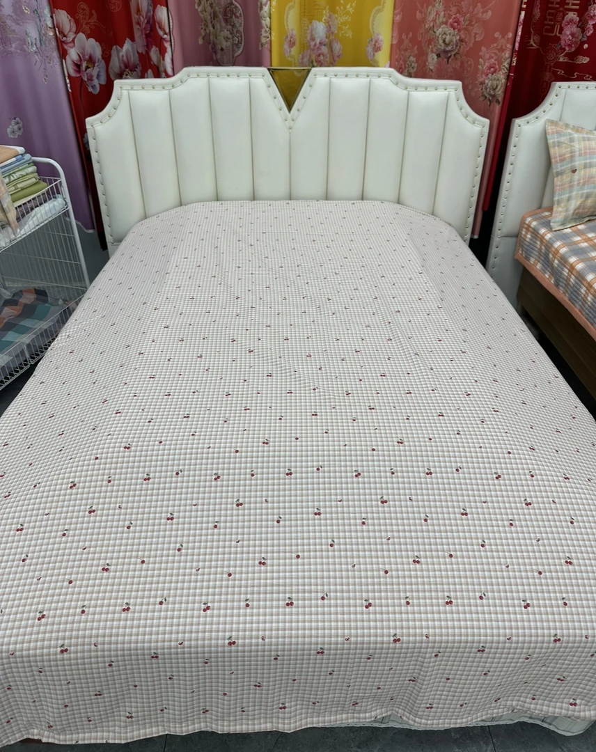 《双人被罩》小樱桃-尺寸200*230舒适 透气 斜纹 被套