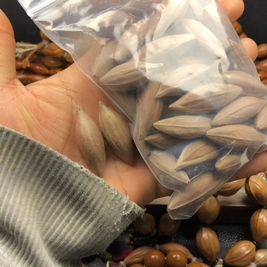 橄榄核吊坠直心柳叶核袋装