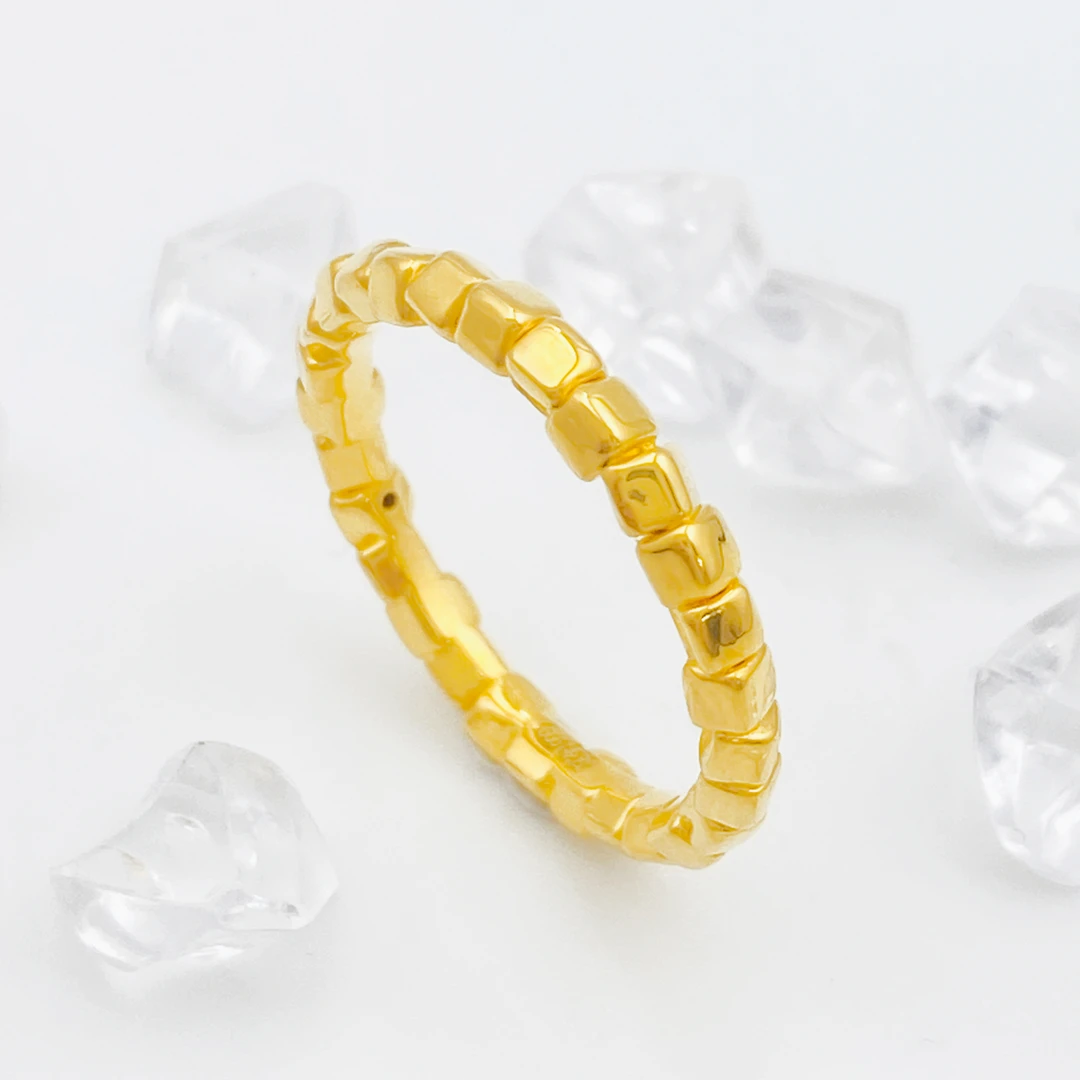 【飘飘严选】足金999 冰糖戒指 1.04 11圈口