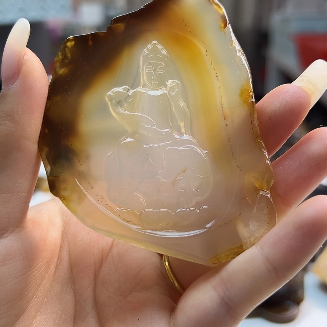 玛瑙/玉髓未镶嵌吊坠(不含链)