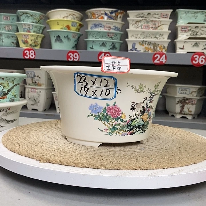 紫砂紫砂花盆5858