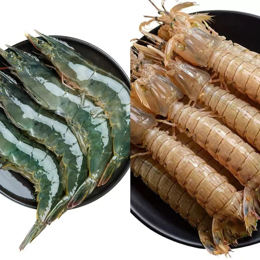 【胖姐海鲜】鲜活海虾+皮皮虾混搭鲜活发货【保鲜不保活】