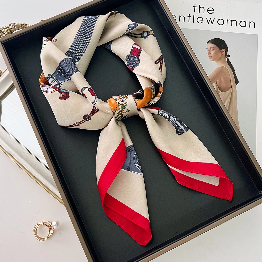 英国CospKosp欧式宫廷风骏马丝巾出行装饰领巾多功能外搭防晒披肩