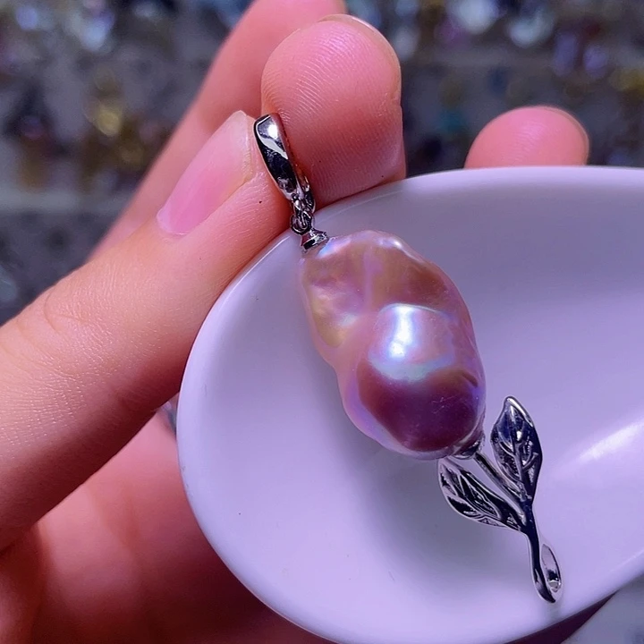 颈饰合金淡水珍珠34