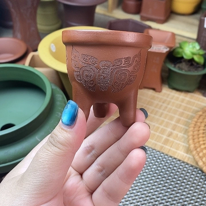 宜兴紫砂精品花盆