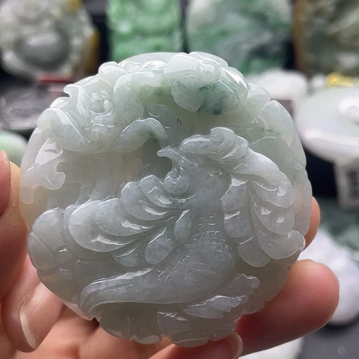 翡翠未镶嵌颈饰天然翡翠
