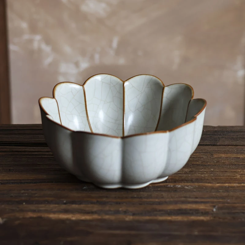 阿茶 大荷花水洗直径20.2高8-8.8（Q2967）