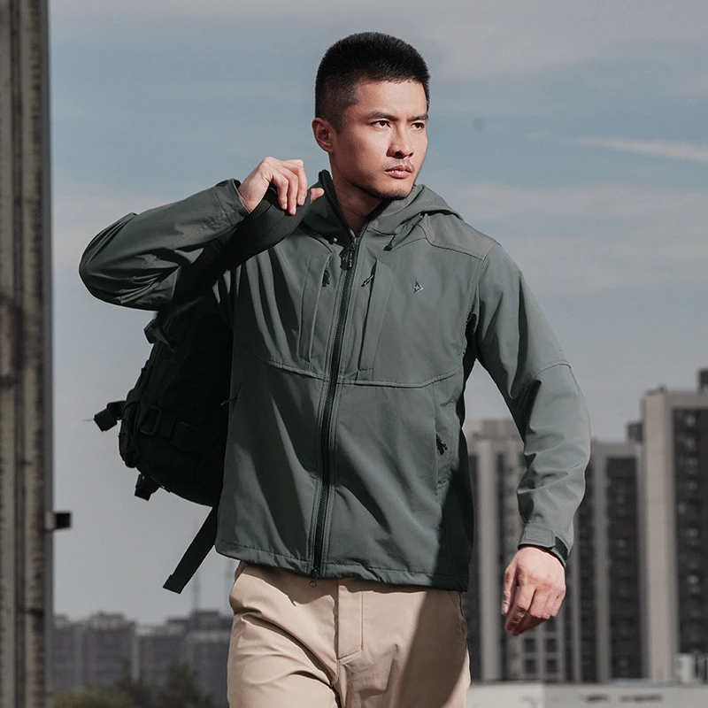 【龙牙】隐之风骏战术连帽夹克时尚百搭舒适战术男士户外运动外套