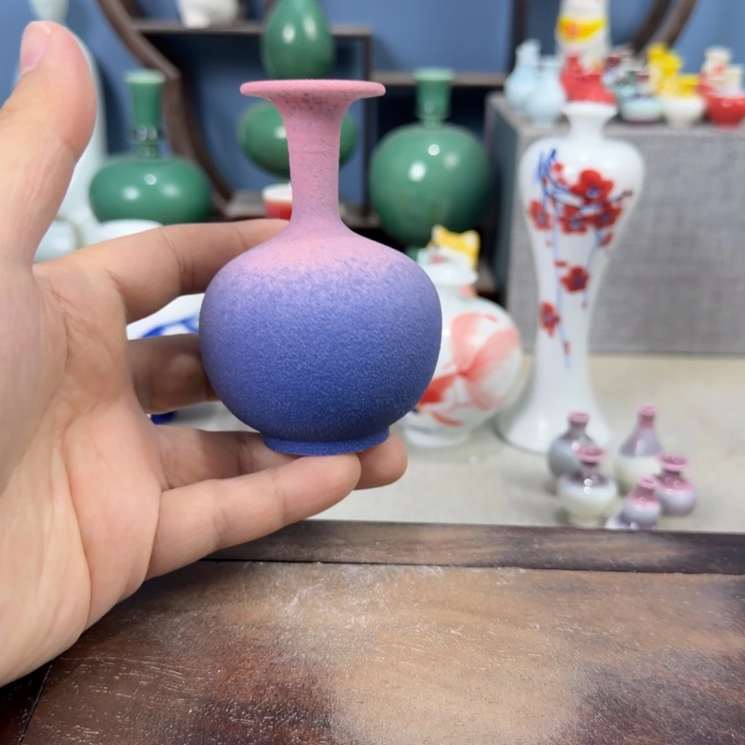 陶瓷手工小花器摆件