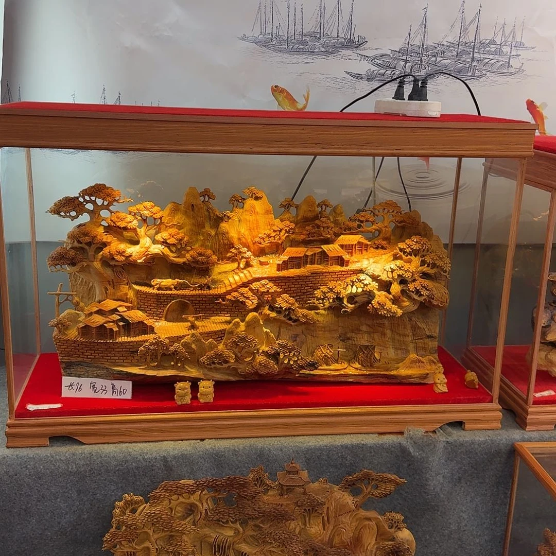 无***享柏木（崖柏）木雕款